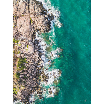 EIDETIC MEMORIES, EM0888 - SHADY ROCKS, PORTRAIT PRINT, Yirrkala, East Arnhem Land, Northern Territory, Australia